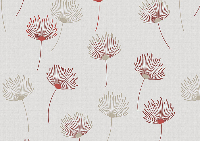 Daphne, Vermillion - Twist&Fit Roller Blind - Image 6